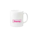 2step_by_JrのStamp Mug :right side of the handle