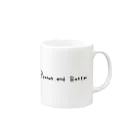 Peanut and ButterのPeanut and Butter Logo Mug :right side of the handle