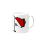 ふらっぺ1028のP Mug :right side of the handle