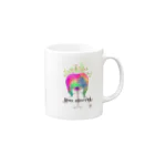 gagamamaの秋の女の子 Mug :right side of the handle