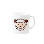 らきおの羊くん Mug :right side of the handle