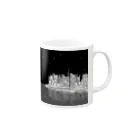 満園 夏雨の海と夜景 Mug :right side of the handle