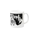 腹ペコ黒蟲のソファに寝そべる Mug :right side of the handle