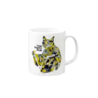 Incomplete-de-la-LuneのChat PopArt Jeuje Mug :right side of the handle