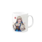 モカデミア公式Shopのアンジェ怒り Mug :right side of the handle