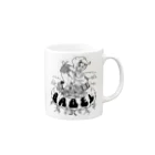 nidan-illustrationの"BABEL" Mug :right side of the handle