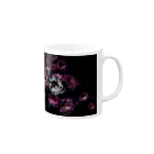 Koukichi_Tのお店のFlower in the dark Mug :right side of the handle