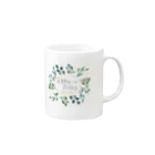 雨滴堂のおみせのWriting is Healing Mug :right side of the handle