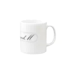 AlphawordのDesign3　" Initial : S and M " Mug :right side of the handle