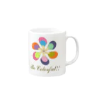 WISSCOLOR【ｳｨｽﾞｶﾗｰ】のBe Colorful!! Mug :right side of the handle