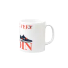 LOL CLOTHINGのSUPPORTING FEE BITCOIN Mug :right side of the handle