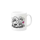 KusumotoFamの楠本Familyイラスト１ Mug :right side of the handle