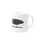 mihuneのブラックゴースト Mug :right side of the handle