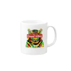 K-PLANETのGood Vibes Tiger Mug :right side of the handle