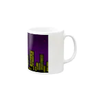 ドット絵アイテムの夜景 Mug :right side of the handle