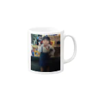 きやしの遊び場のりんご病で入園式に挑んだ幼きやし Mug :right side of the handle