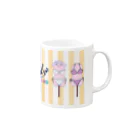 小山玲奈🐥(れーなんぼ)@10/29DVD発売のれーなんぼロゴストライプ Mug :right side of the handle