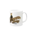 海賊猫 cocoの茶とら 猫『うちのコ・シリーズ「スチームパンク 海賊猫 coco」』 ペットロス 愛猫 マグカップの取っ手の右面