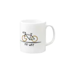 shunpeikawaiのGO MY WAY Mug :right side of the handle