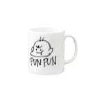 森田マーガレットのPUNPUN マグカップの取っ手の右面