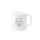 kima-maniのStar Cat Mug :right side of the handle