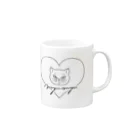 kima-maniのMyumyu tha cat Mug :right side of the handle