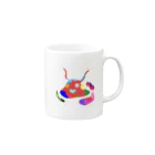 ネクストのアートスライムのpaints Mug :right side of the handle