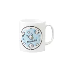 なんの脈絡もない雑貨店のミジンコロゴ Mug :right side of the handle