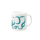 縦長ロッカーの鍵のｿﾞｰ Mug :right side of the handle