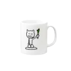 Tシャツ屋じょにー SELECTのジョニさん ネギ Mug :right side of the handle