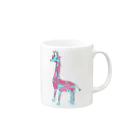 kirin3fc2のキリンブルー Mug :right side of the handle