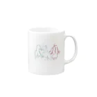 のっぽさんのgirls Mug :right side of the handle