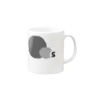 Creamsoda SHOPのイニシャル S Mug :right side of the handle