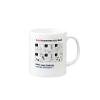 aki4416しょっぷのILoveELEVATOR ソーシャルディスタンス Mug :right side of the handle