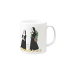 LITTLE  NUNSのmain characters Mug :right side of the handle