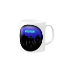 Ａ’ｚｗｏｒｋＳのVISITOR-来訪者- Mug :right side of the handle