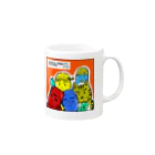 TOMMY★☆ZAWA　ILLUSTRATIONのTOMMY-ZAWA ALL STARS Mug :right side of the handle