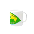 LalaHangeulの猛毒吹矢ガエル Mug :right side of the handle