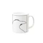 Hiroya OkamotoのALBINO Mug :right side of the handle