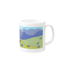 チヒロの山ガール Mug :right side of the handle