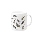 Five Otters in AsiaのFive Otters Mug マグカップの取っ手の右面