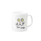 チョイス@禁煙中のほしがる猫ちゃん Mug :right side of the handle