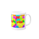 ✨🌈✨ユラクラカン🇯🇵 ✨🌈✨のナナイロテディベアベア Mug :right side of the handle