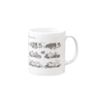 BowWoof Shopのホットが飲めるシェルティ無防備 Mug :right side of the handle