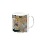 世界の絵画アートグッズのオディロン・ルドン《花雲》 Mug :right side of the handle