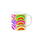 ✨🌈✨ユラクラカン🇯🇵 ✨🌈✨の🌈レインボーサンライズ🌈 Mug :right side of the handle