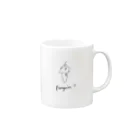 ごろんのおみせのアイスペンギン Mug :right side of the handle