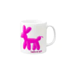 閂コウヘイのバルーンアート｢犬？｣ Mug :right side of the handle