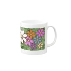 Tender time for Osyatoの手描きのお花 Mug :right side of the handle