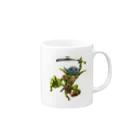 堀越ヨッシーのお店（SUZURI支店）のGOBLIN IS COMING Mug :right side of the handle